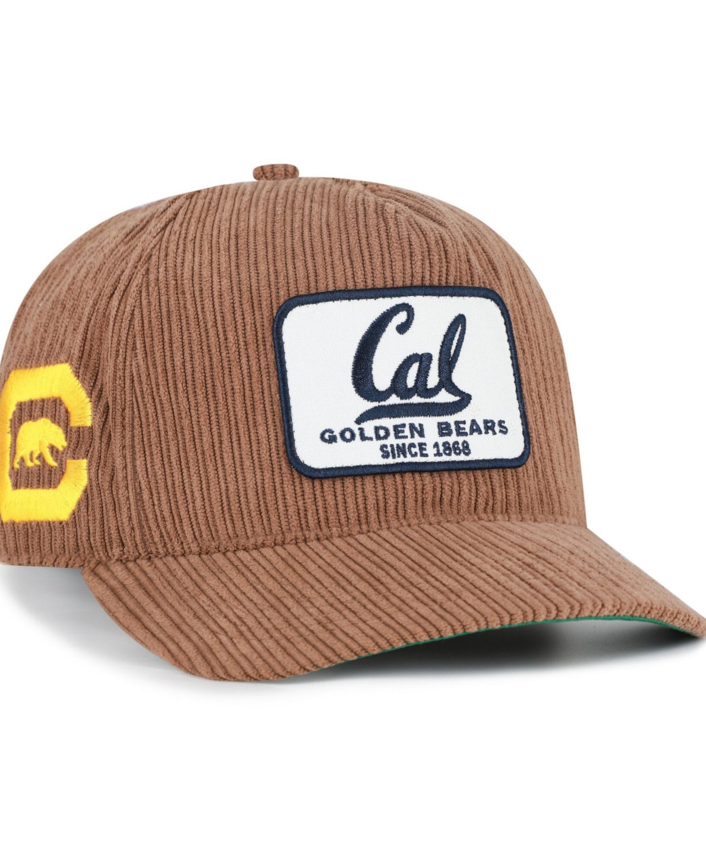 Кепка '47 Brand Brown Cal Bears Corduroy Patch Hitch Adjustable Hat — фото 5