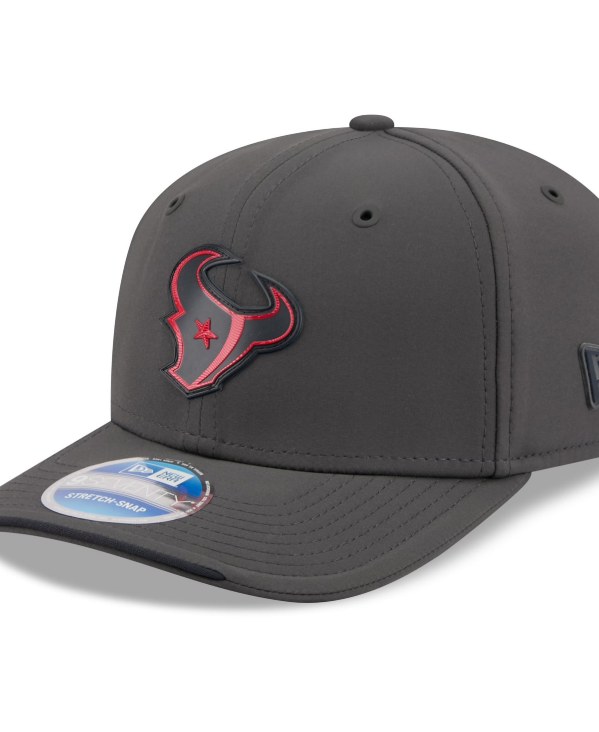 New Era Men's Charcoal Houston Texans 2026 Sideline Cold Weather 9SEVENTY Adjustable Hat - Charcoal