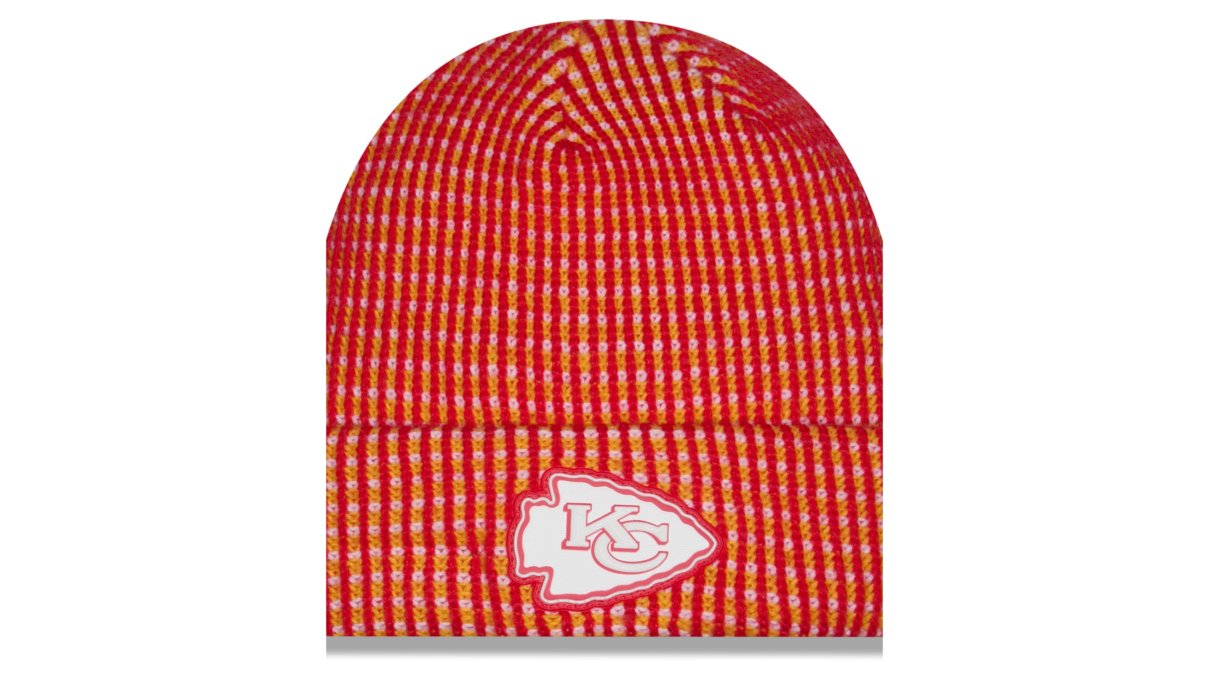 New Era Men's Red Kansas City Chiefs 2026 Sideline Cold Weather Cuffed Knit Hat
