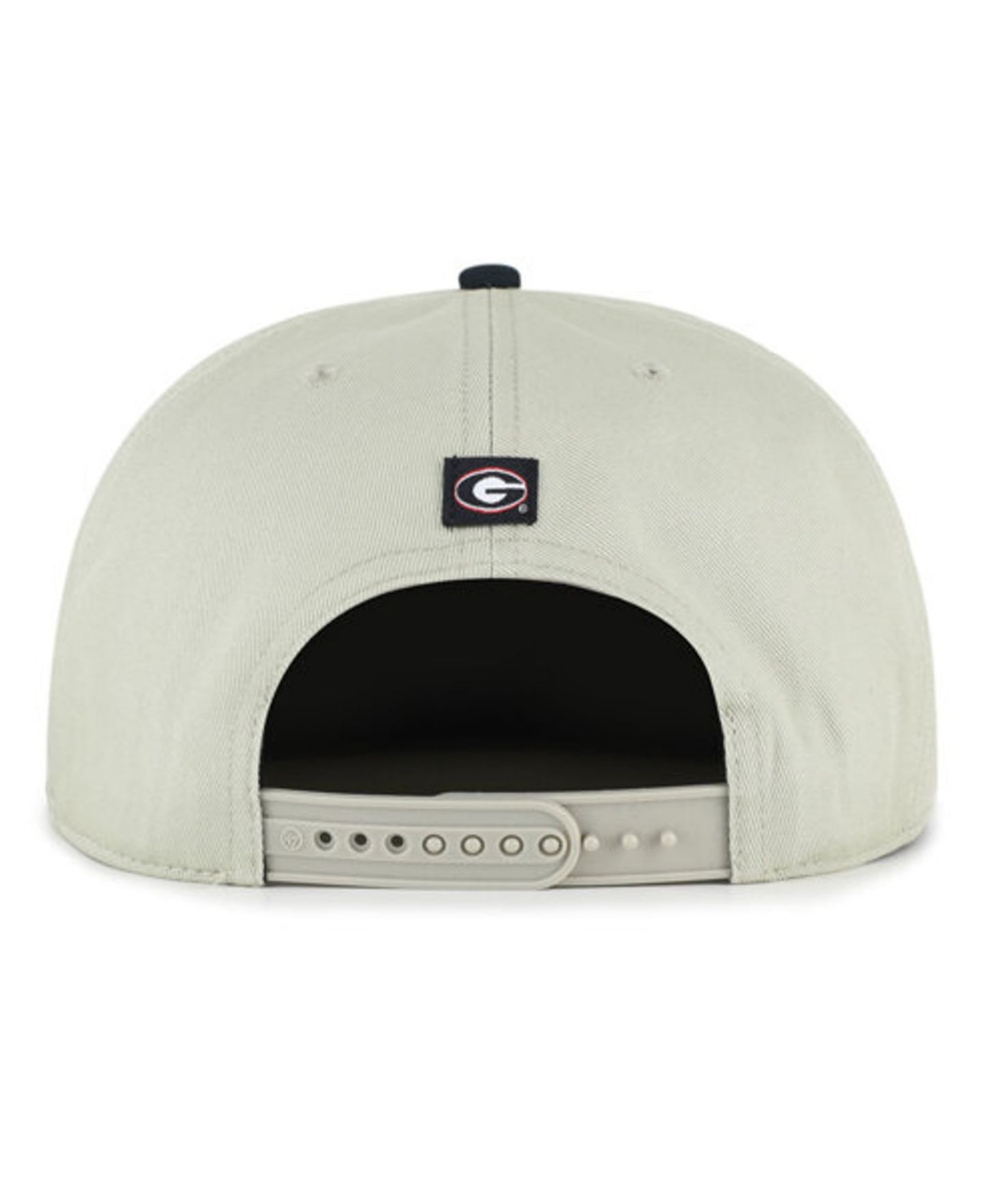 Кепка '47 Brand Gray/Black Georgia Bulldogs Ovalcrest Captain Snapback Hat — фото 2
