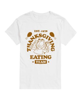 Men's Thanksgiving Eating Team Regular Fit Graphic T-Shirt