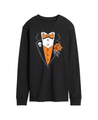 Men's Tuxedo Long-Sleeve Halloween T-Shirt