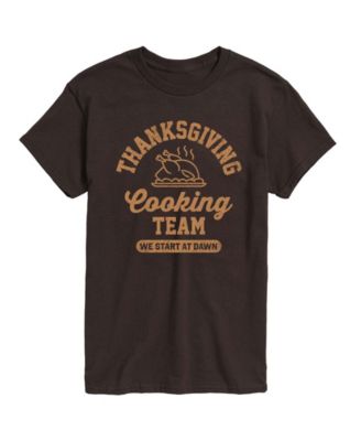 Men's Thanksgiving Cooking Team Graphic T-Shirt