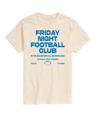 Men's Friday Night Football Graphic Sports Theme T-Shirt