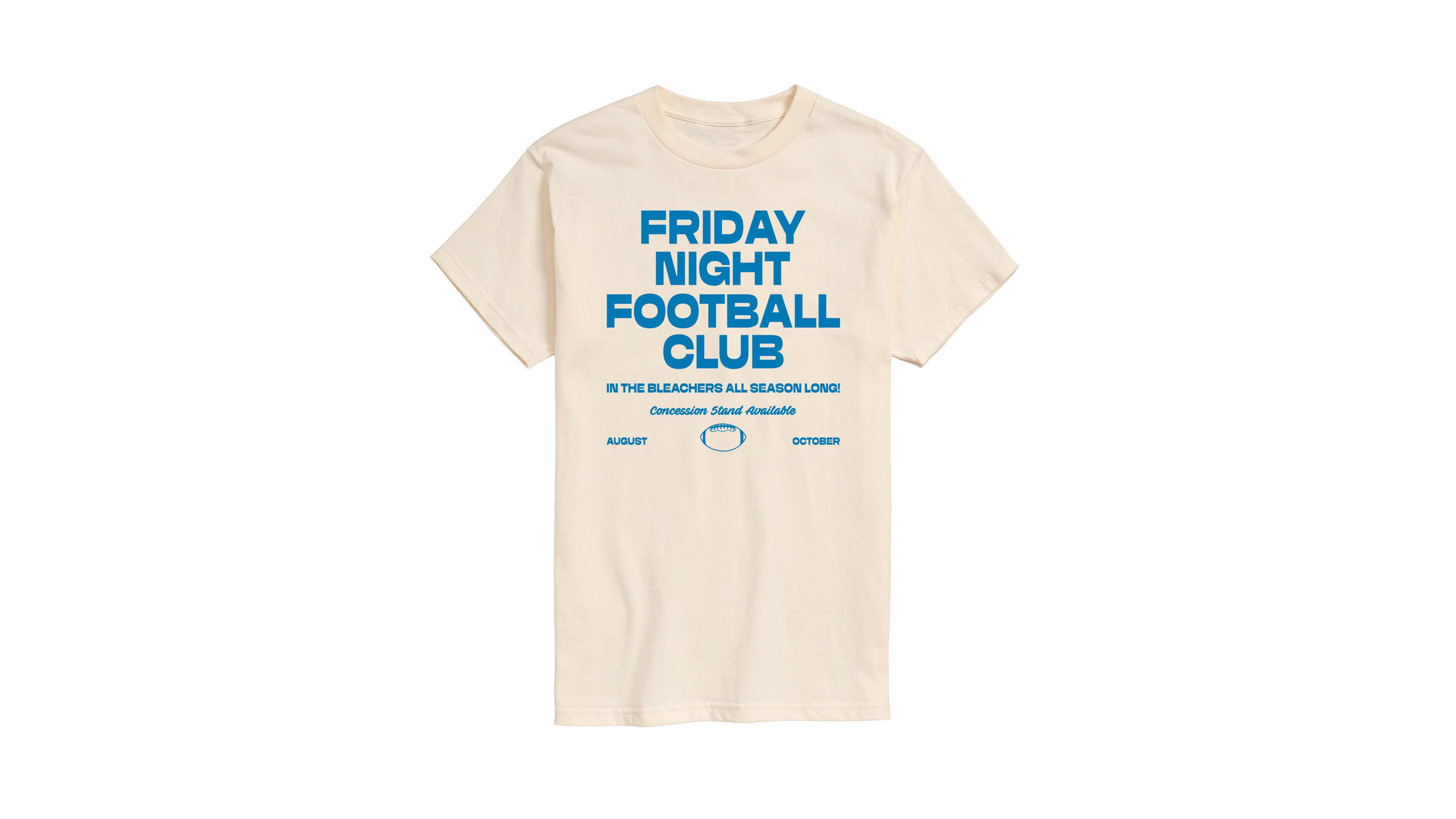 Airwaves Men's Friday Night Football Graphic Sports Theme T-Shirt