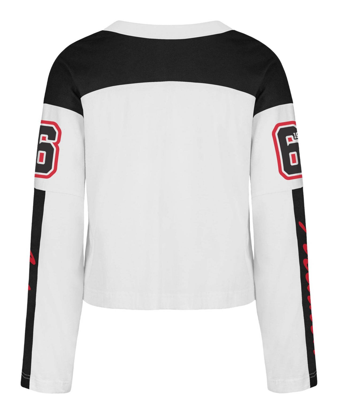 Женская футболка '47 Brand White Atlanta Falcons Exclamation Metro V-Neck Long-Sleeves Jersey — фото 2