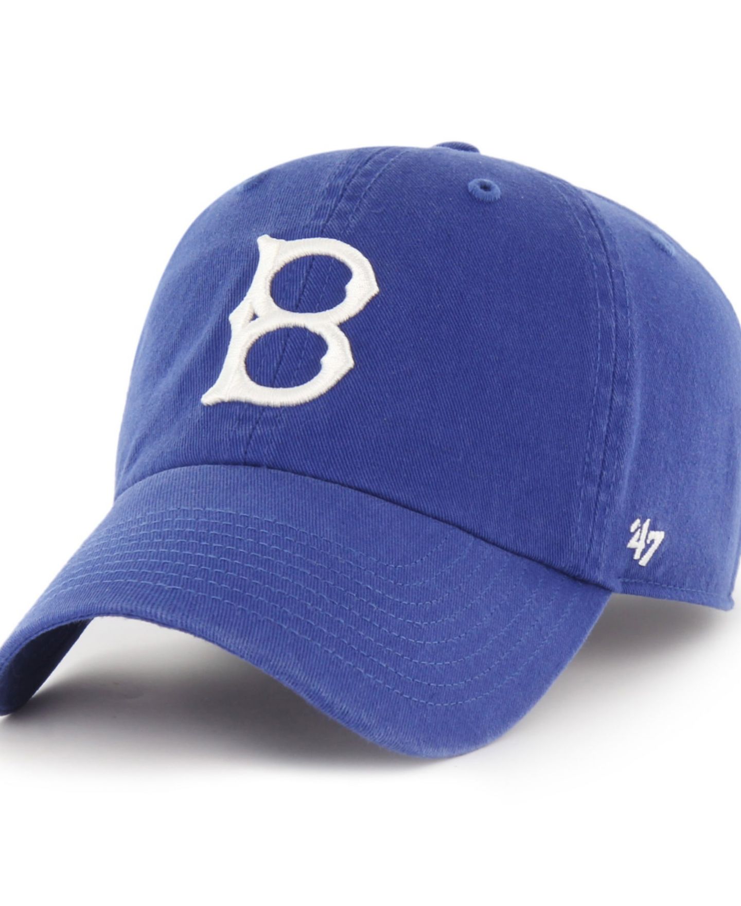 Мужская кепка '47 Brand Royal Los Angeles Dodgers Cooperstown Collection Clean Up Adjustable Hat — фото 1