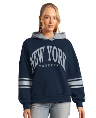 Women's Navy New York Yankees Best Coach Hoodie
