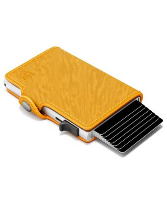 RFID Pop Up Wallet for Women - Slim Minimalist Credit Card Holder (4-6 Card Capacity) - Aluminum Metal Case