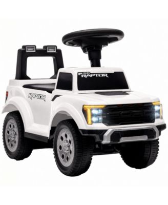 Licensed Ford Raptor Foot-to-Floor Ride-On Car with Headlights, Horn & Start-Up Sounds, 55-lb Capacity, Ages 18-36 Months