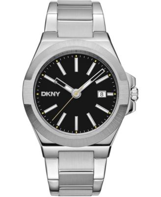 Men's Quartz Water-Resistant Stainless Steel Bracelet Watch, 42mm