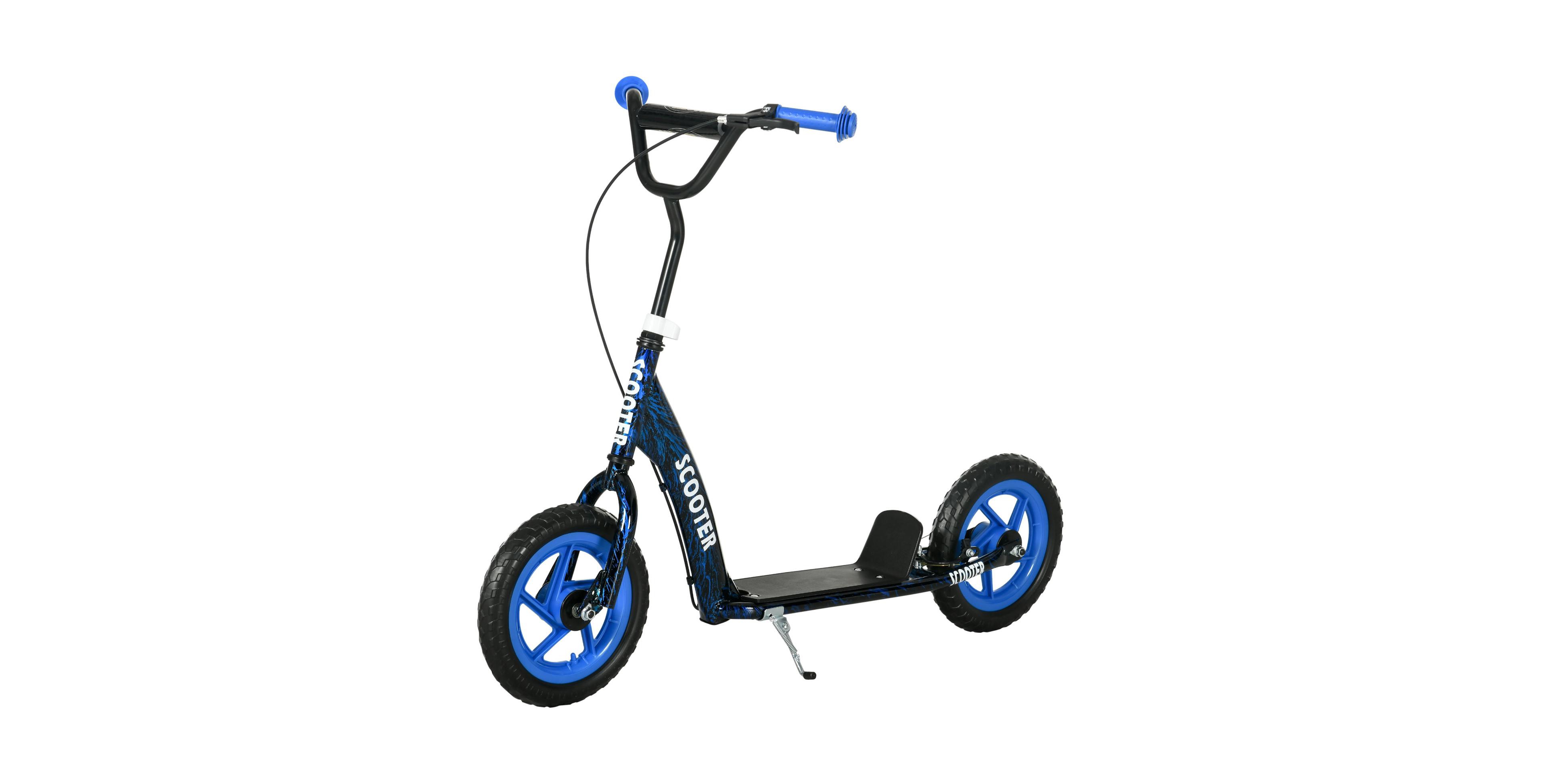 Glintex Kids Kick Scooter with 12-in Eva Wheels and 5-Level Handlebar, Ages 6-12
