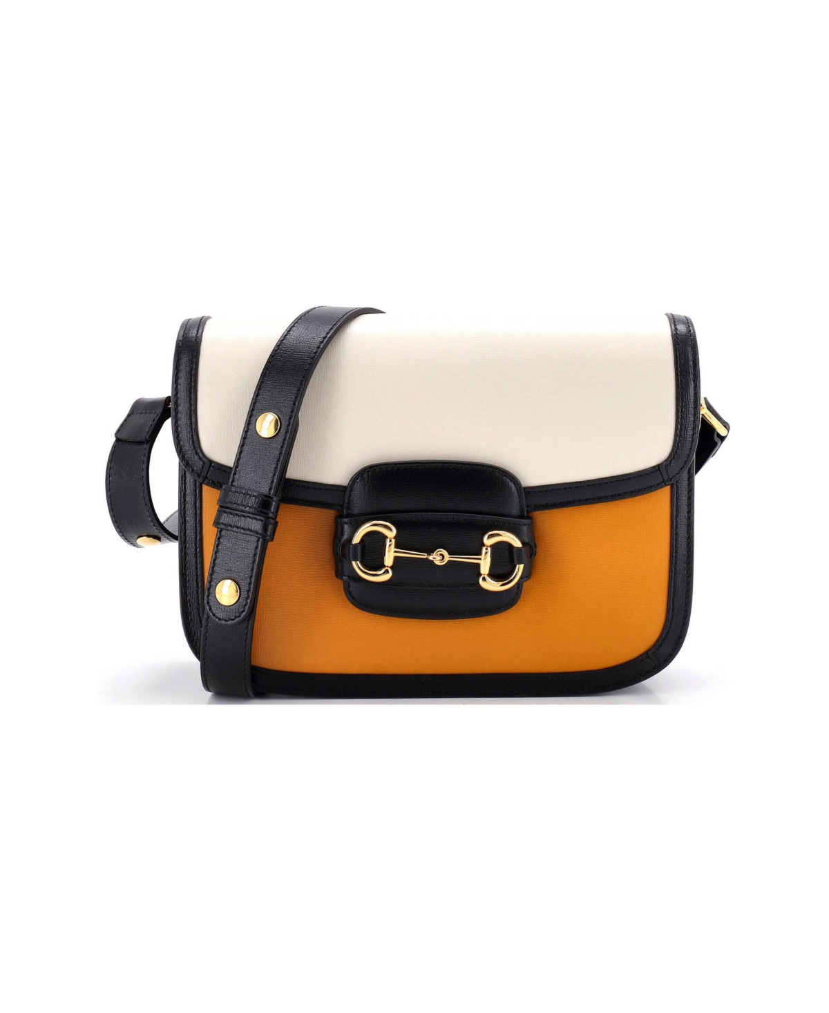 Pre-Owned Gucci Small Horsebit 1955 Shoulder Bag Leather - Natural