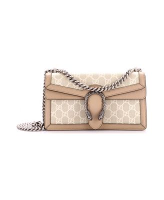 Small Dionysus Bag GG Coated Canvas with Leather
