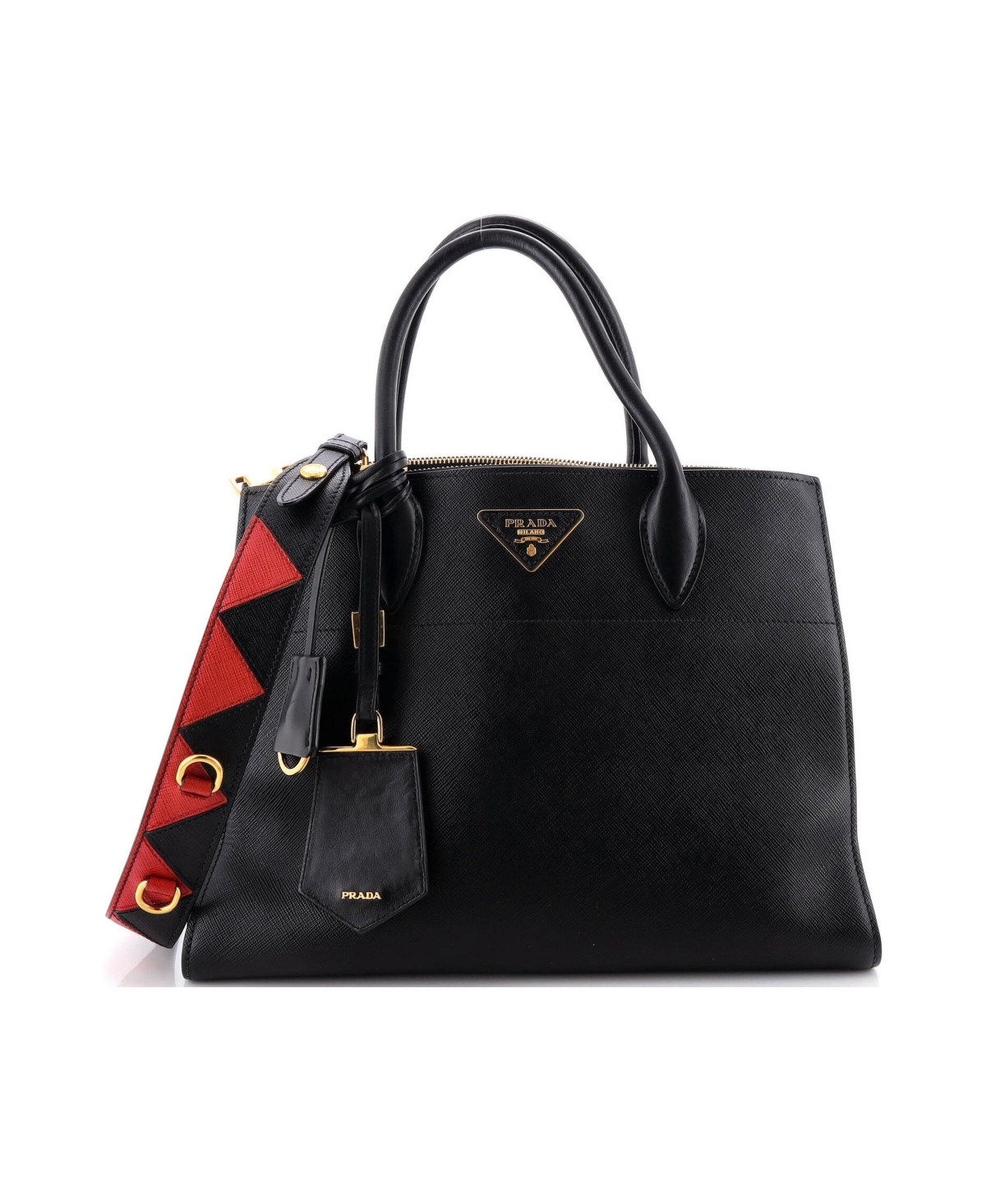 Pre-Owned Prada Medium Paradigme Tote Saffiano Leather