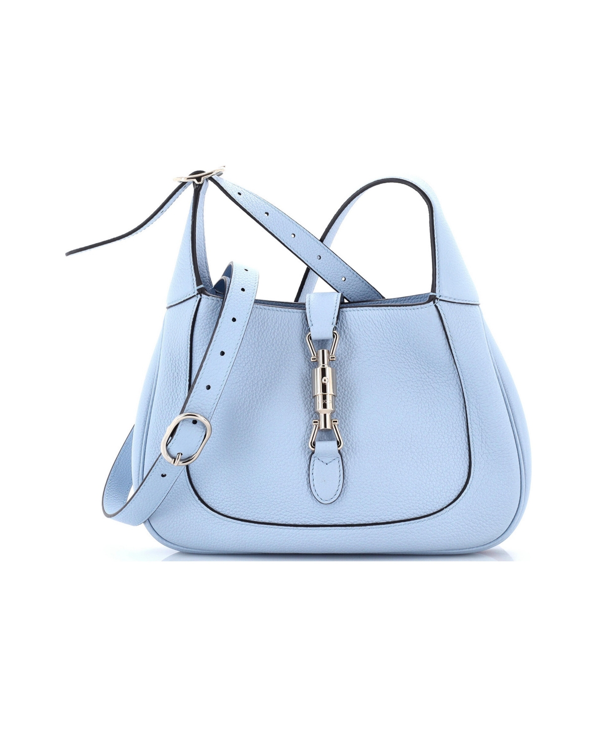 Pre-Owned Gucci Small Jackie 1961 Hobo Leather - Blue