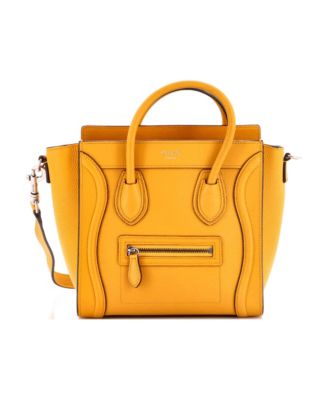 Nano Luggage Bag Grainy Leather