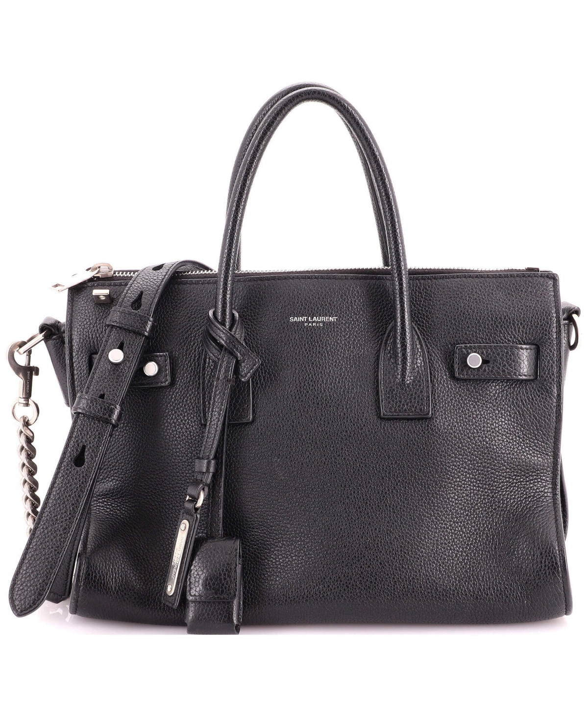 Pre-Owned Saint Laurent Baby Sac de Jour Souple Zip Tote Leather