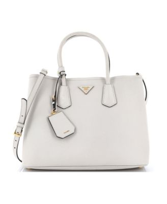 Large Cuir Double Tote Saffiano Leather