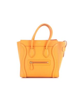 Micro Luggage Bag Grainy Leather