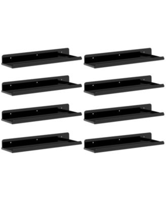 8 Pack Floating Wall Shelves Bathroom Hardware 14 Inch