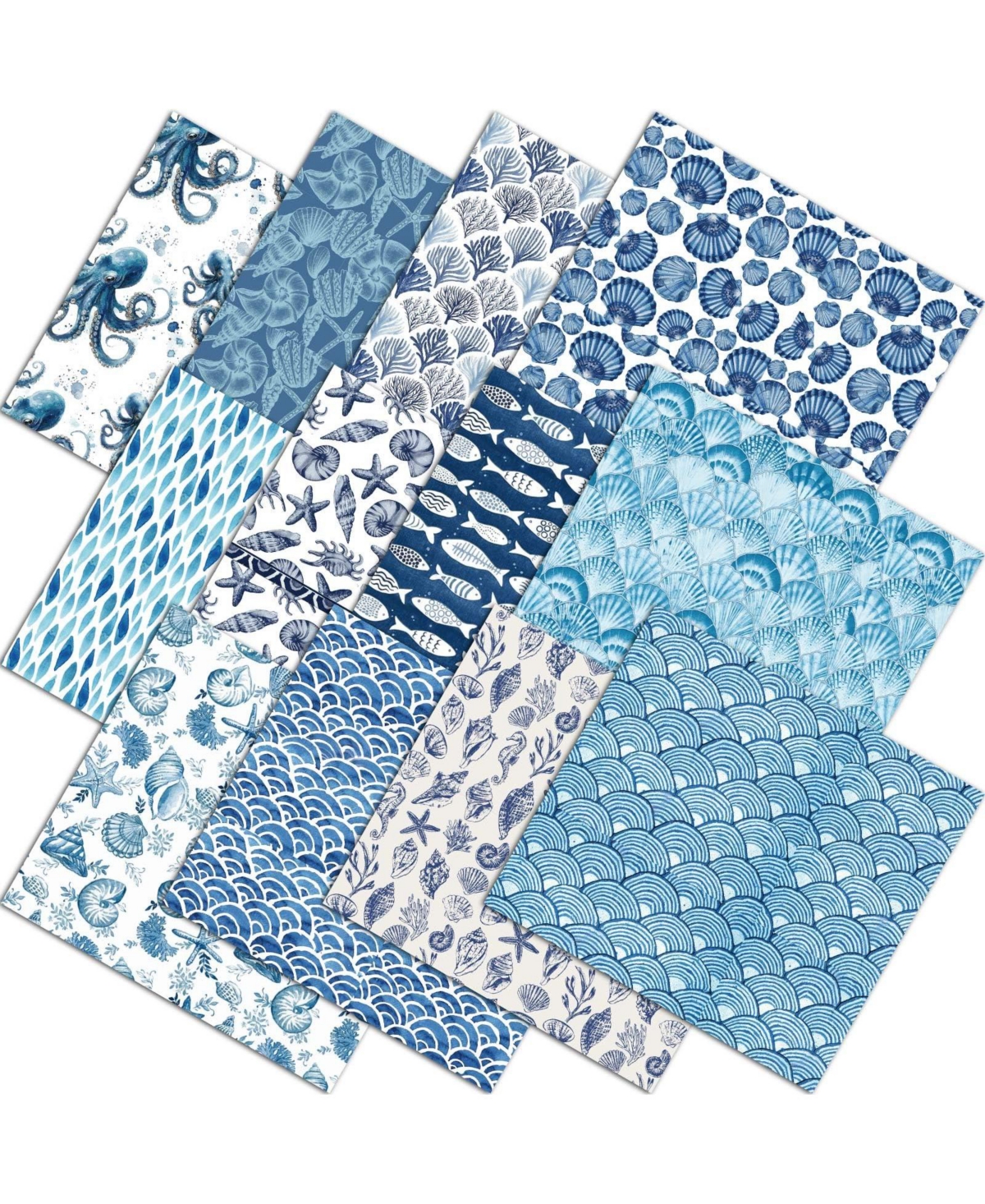 Aeelike Fall Fabric Fat Quarters Precut Patchwork Quilting Sewing Crafts Bundle
