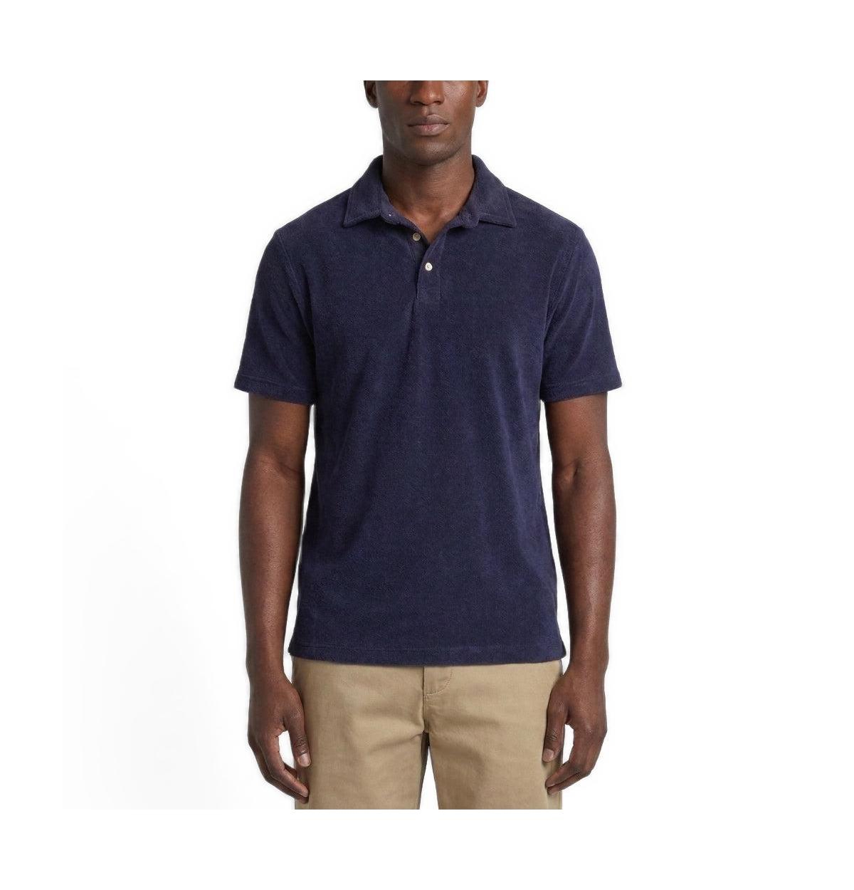 Surfside Supply Co. Men's Ryan Short-Sleeve Saltwater Terry Polo Shirt