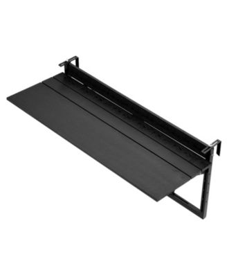  40in x 15in Folding Balcony Hanging Table 60 lbs 0-3.5in Rails 5-Level Adjustable Composite Table