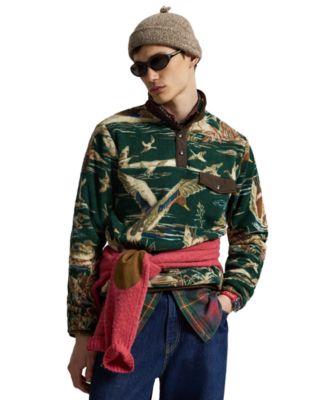 Men's Duck-Print Brushed Fleece Sweatshirt