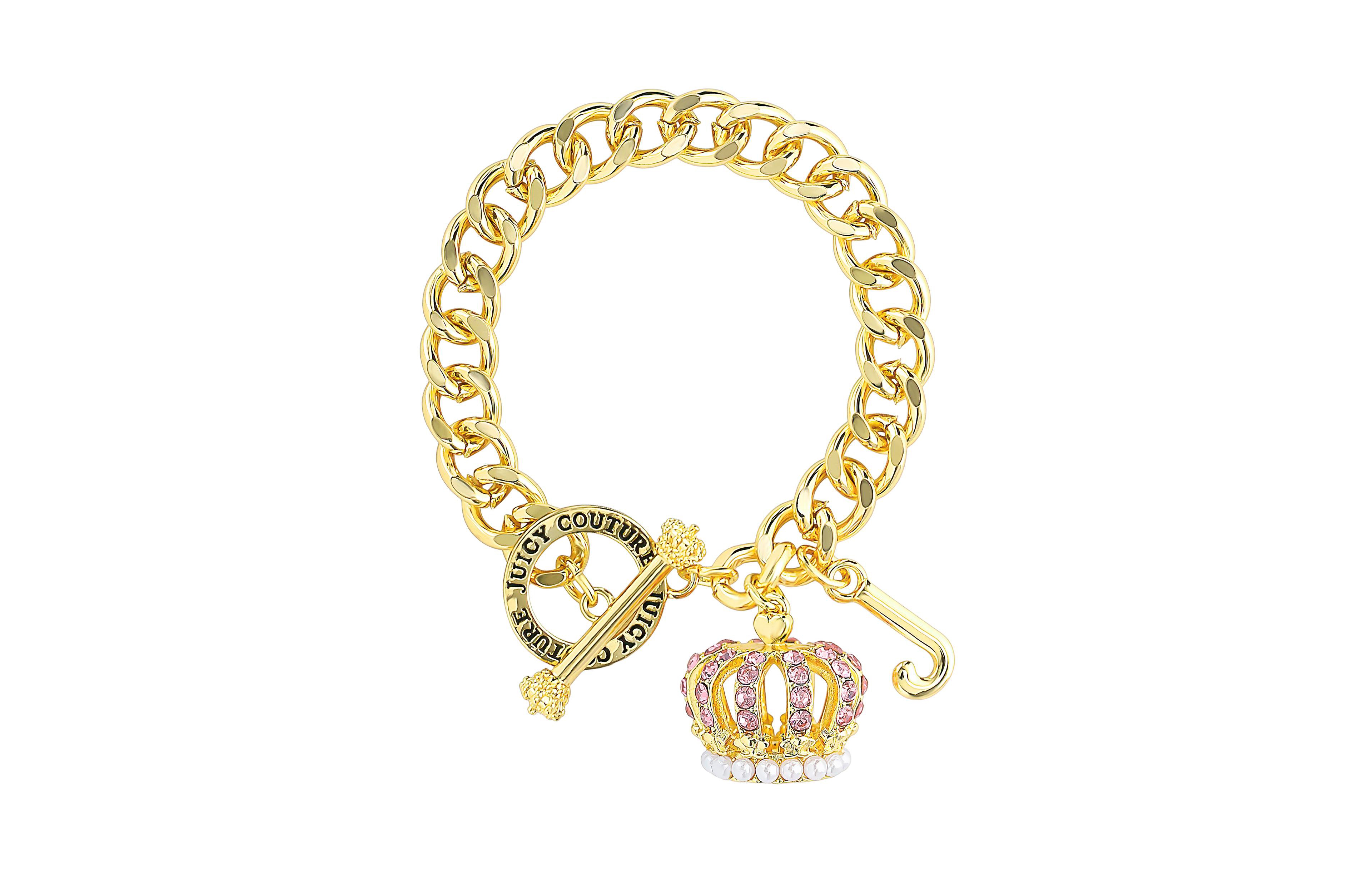 Juicy Couture Crown Charm Toggle Bracelets for Women