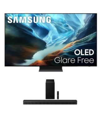 QNS90HAEXZA 77" OLED 4K UHD Smart TV with HW-B750F Soundbar & Subwoofer Bundle