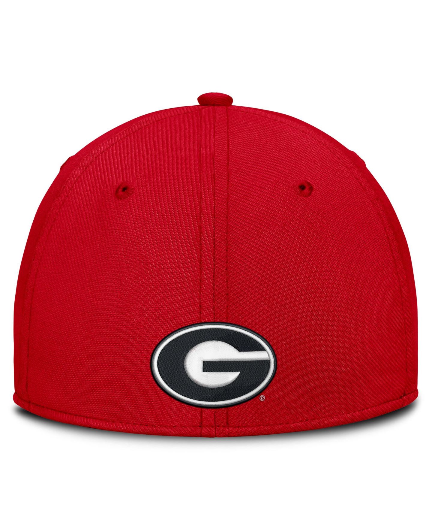 Мужская кепка Nike Red Georgia Bulldogs Primetime Team Rise Flex Hat — фото 2