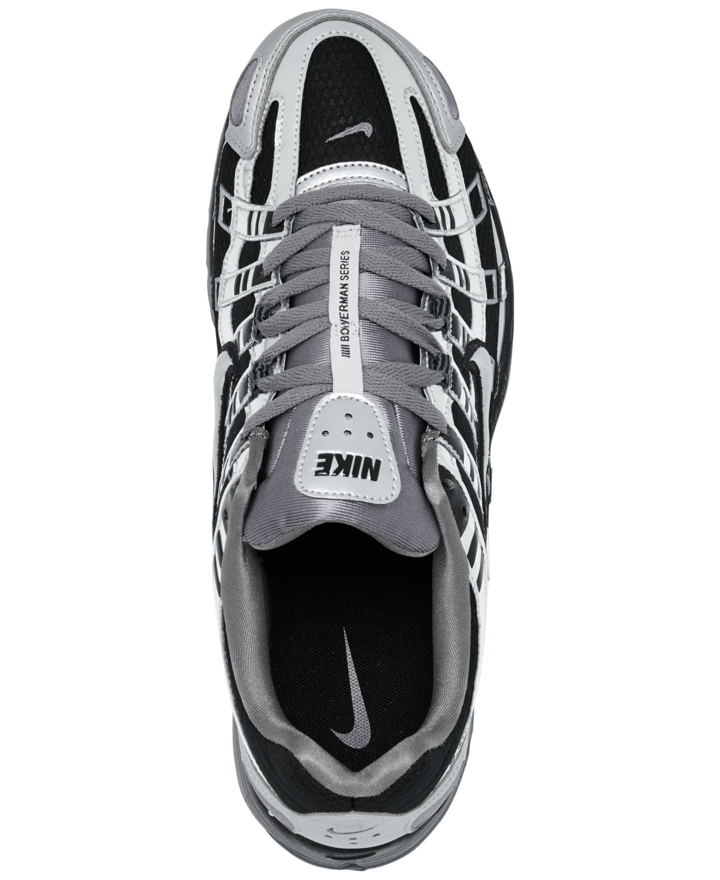 Мужские кроссовки Nike P-6000 Retro Casual, цвет: Чёрный / Серебристый — фото 5