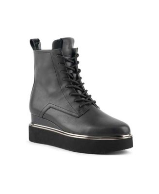 Women's Juko Combat Platform Side-Zip Boots