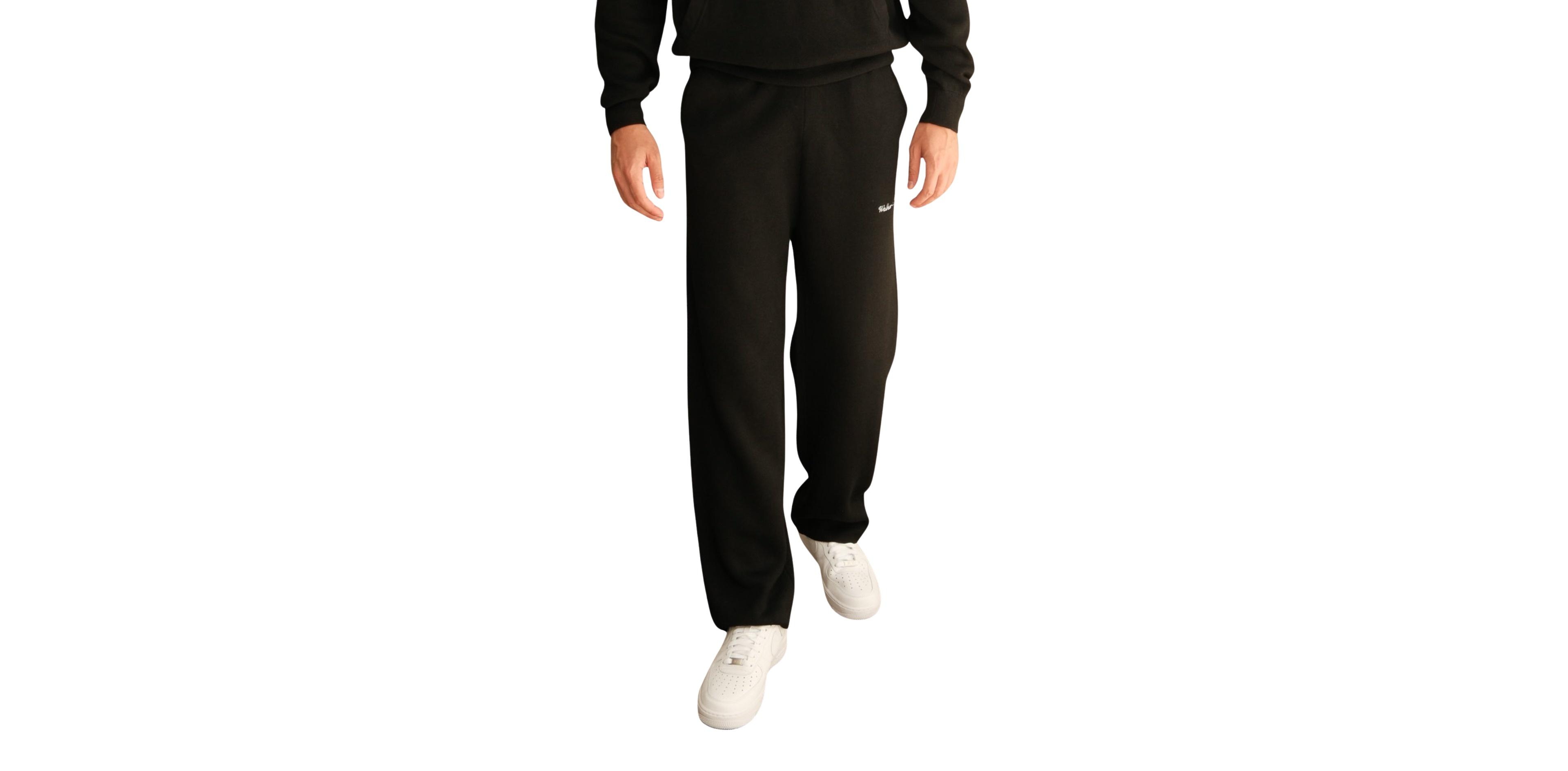 Walker & Hunt Men's Merino Blend Knitted Sweatpants