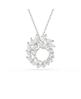 Marquise-Cut Zirconia Pendant Necklace
