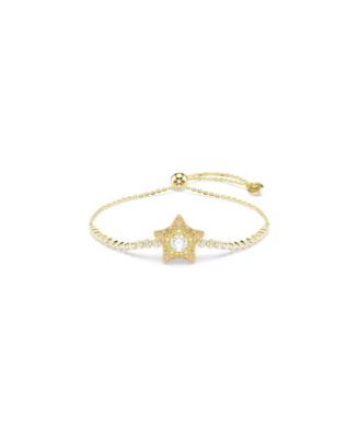 Sublima Gold-Tone Crystal and Zirconia Star Bracelet