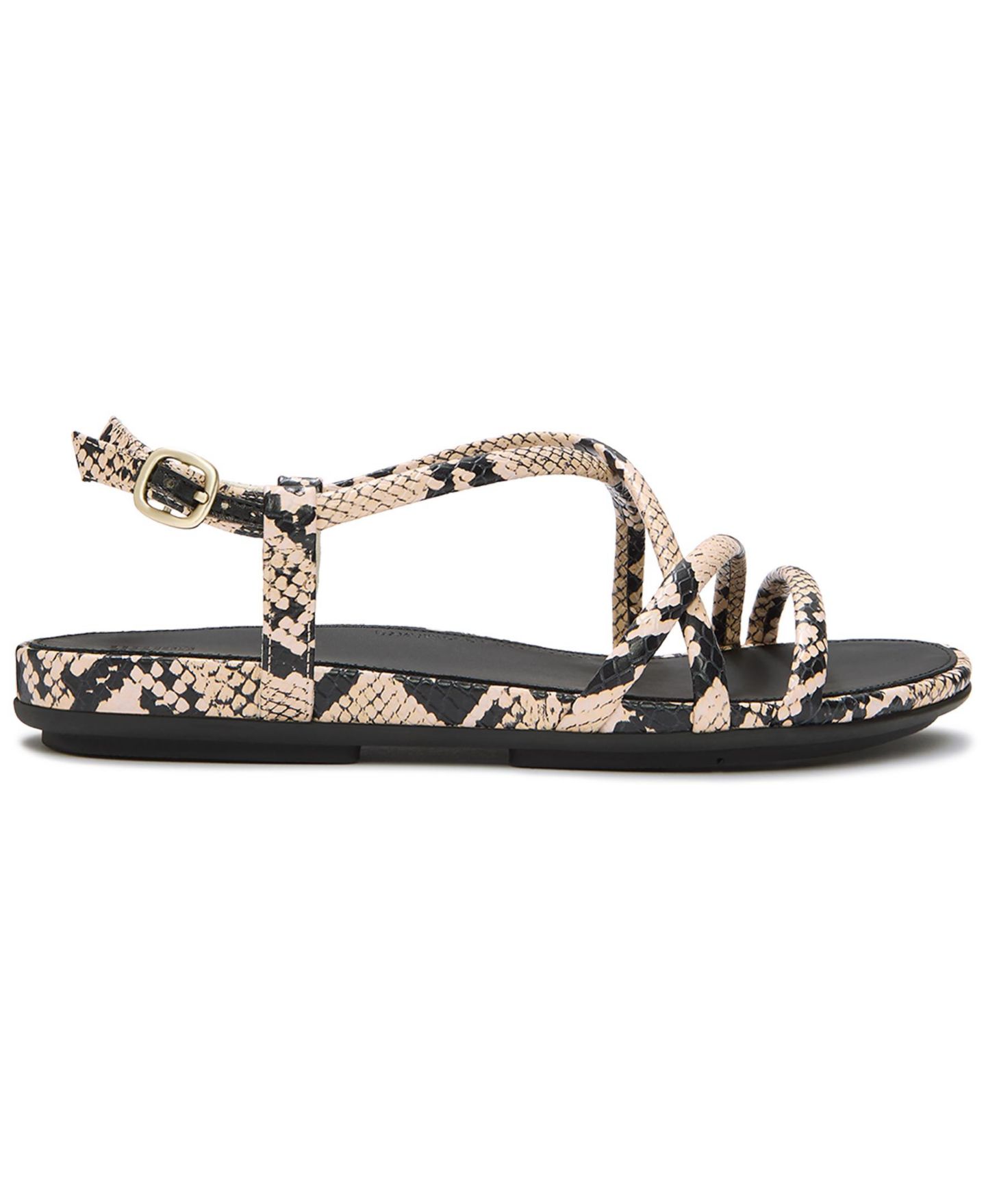 Женские сандалии FitFlop Gracie Leather Strappy Back-Strap, цвет: Чёрный — фото 8