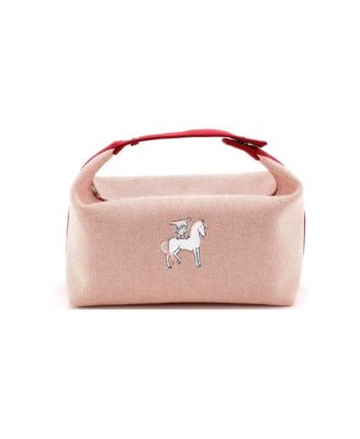 Pre-Owned HERMES GM Bride-A-Brac Cabriole Travel Case Toile