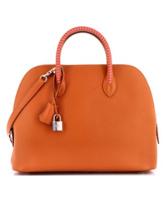 Pre-Owned HERMES 30 Bolide 1923 Bag Tressage Epsom