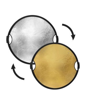 22" Circular Collapsible Reflector with Handles for Photography