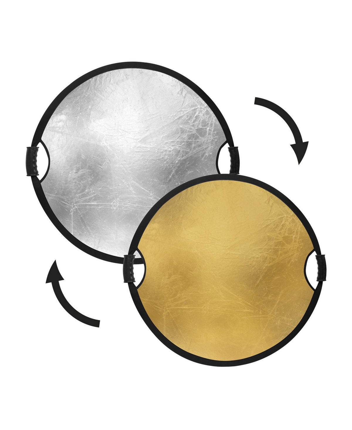 Glow 22" Circular Collapsible Reflector with Handles for Photography