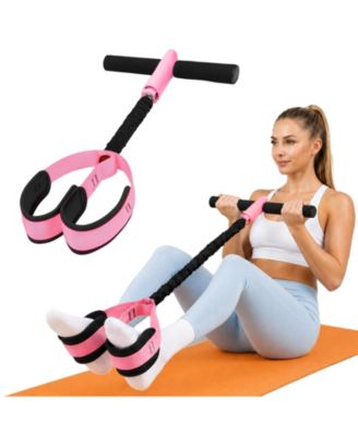 6 Tube Pedal Resistance Band With Handles Exercise Equipment For Home Gym Travel