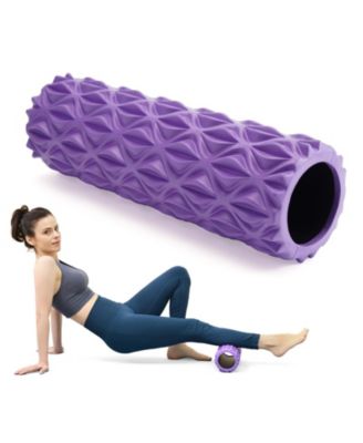 15 Inch High Density Foam Roller For Exercise Muscle Massage Yoga Fitness