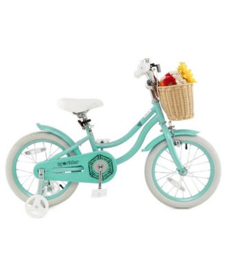 16" Kid's Bike with Training Wheels and Adjustable Handlebar Seat, for Backyard and Outdoor Active Play Ages 4 to 7 years