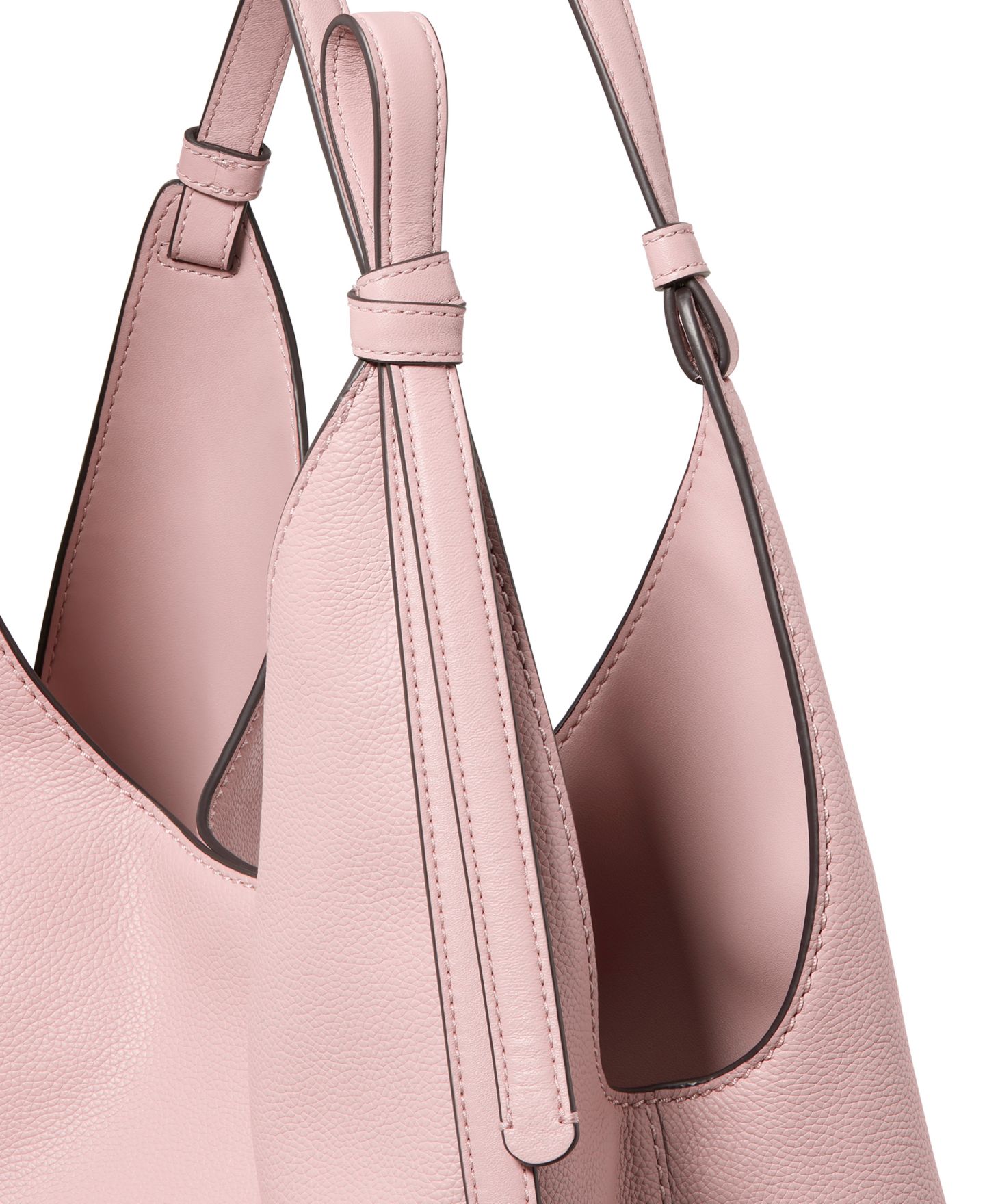 Женская сумка Kate Spade New York Loop Extra-Large Leather Satchel, цвет: Розовый — фото 6