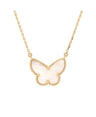 Lucky Alhambra Butterfly Pendant Necklace