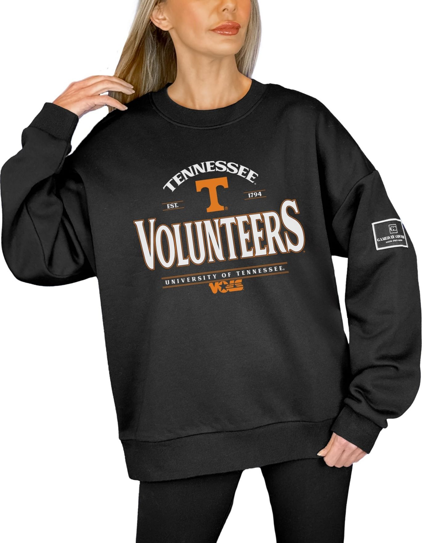 Женская толстовка Gameday Couture Black Tennessee Volunteers Players Only Premium Pullover — фото 4