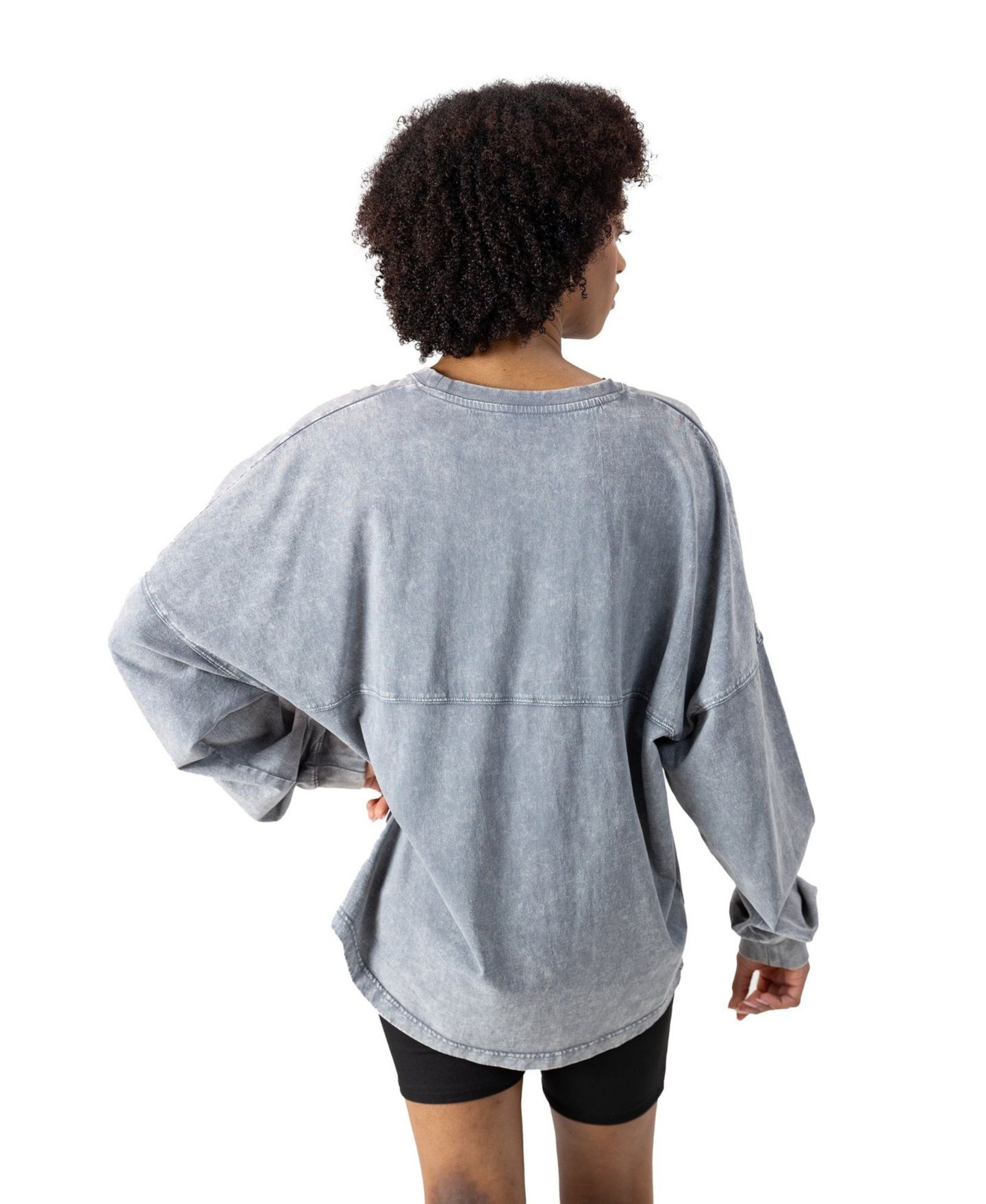 Женская футболка Gameday Couture Gray Arizona Cardinals Starbound Oversized Snow Wash Long-Sleeve — фото 4