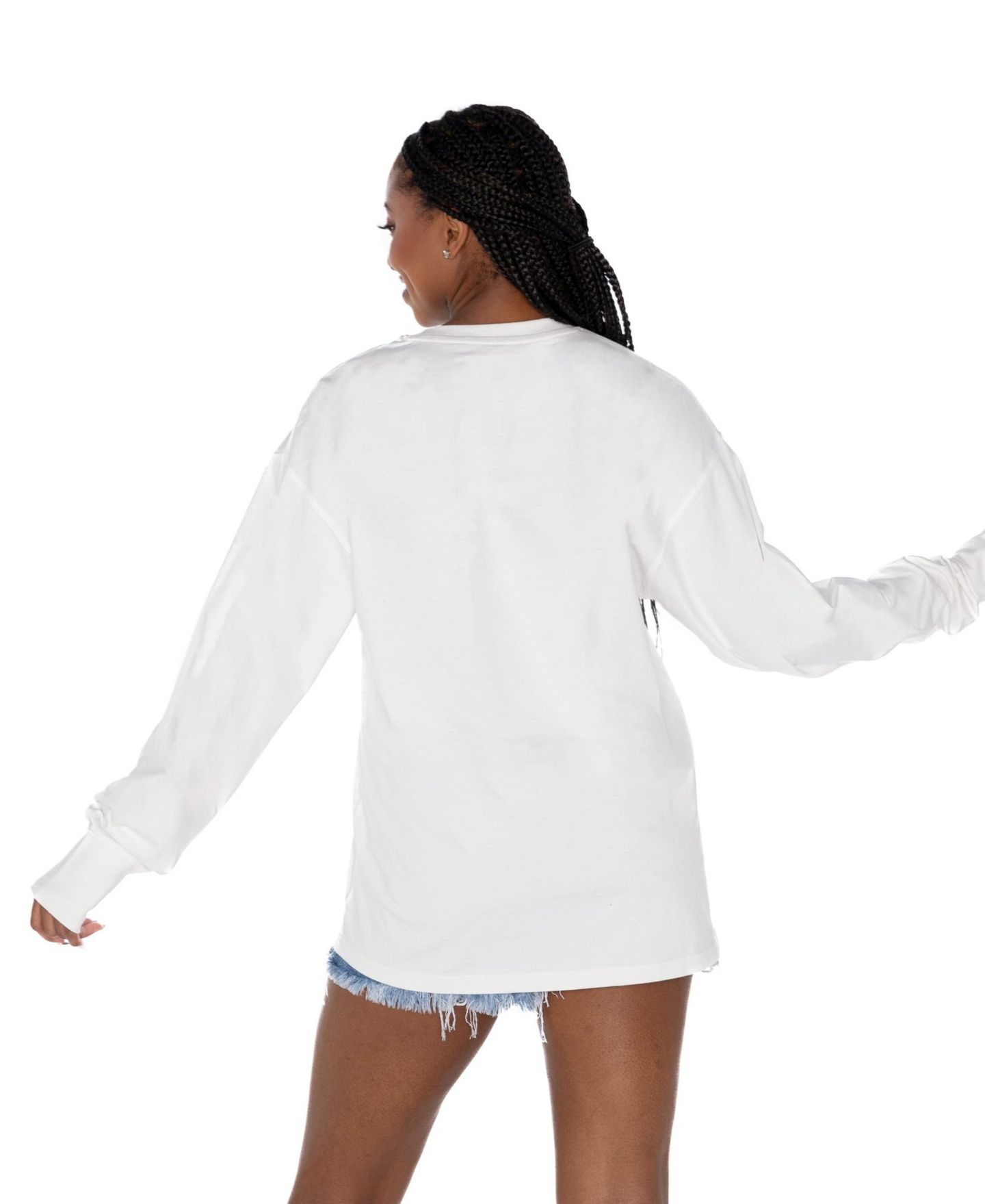Женская футболка Gameday Couture White Texas Tech Red Raiders Oversized Swift Strike Long-Sleeve — фото 3